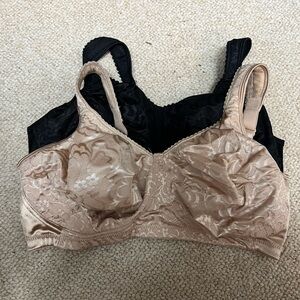 Playtex 4745 38DD set- Black and Tan